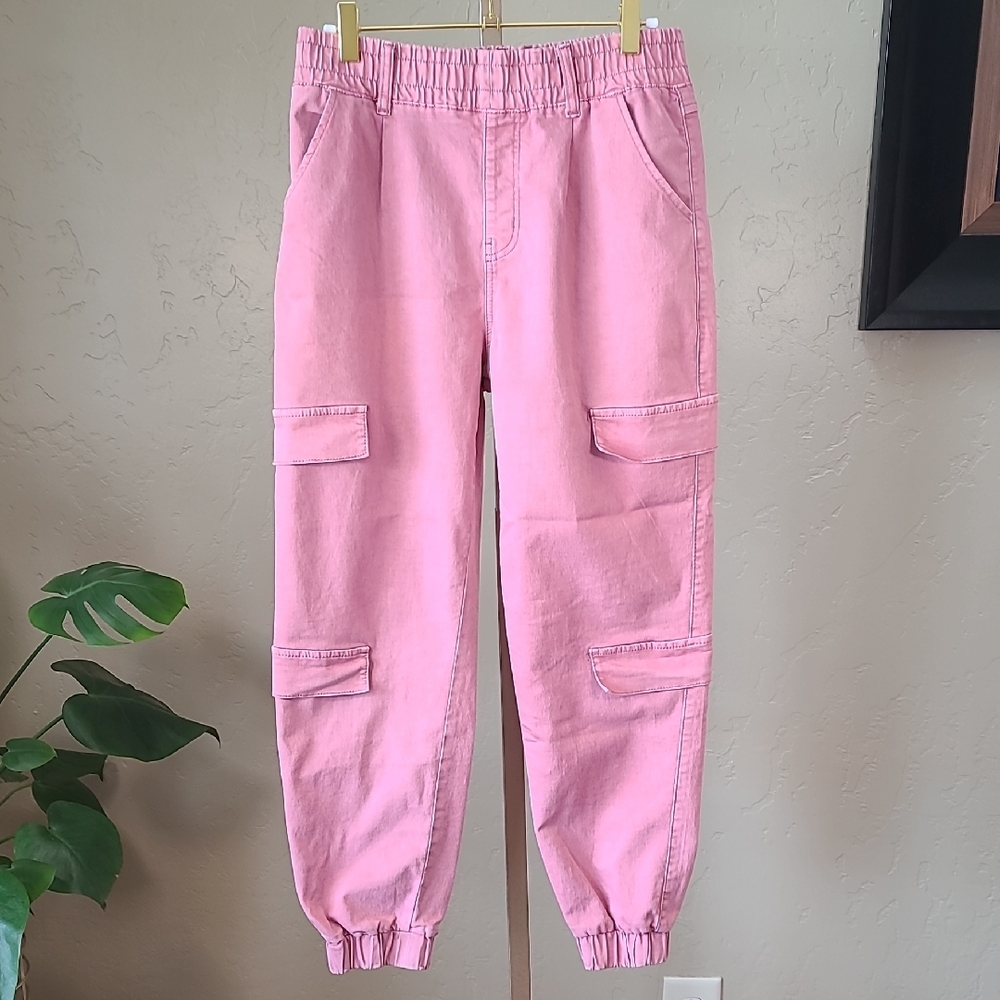 VIP Pink Cargo Jogger Pants